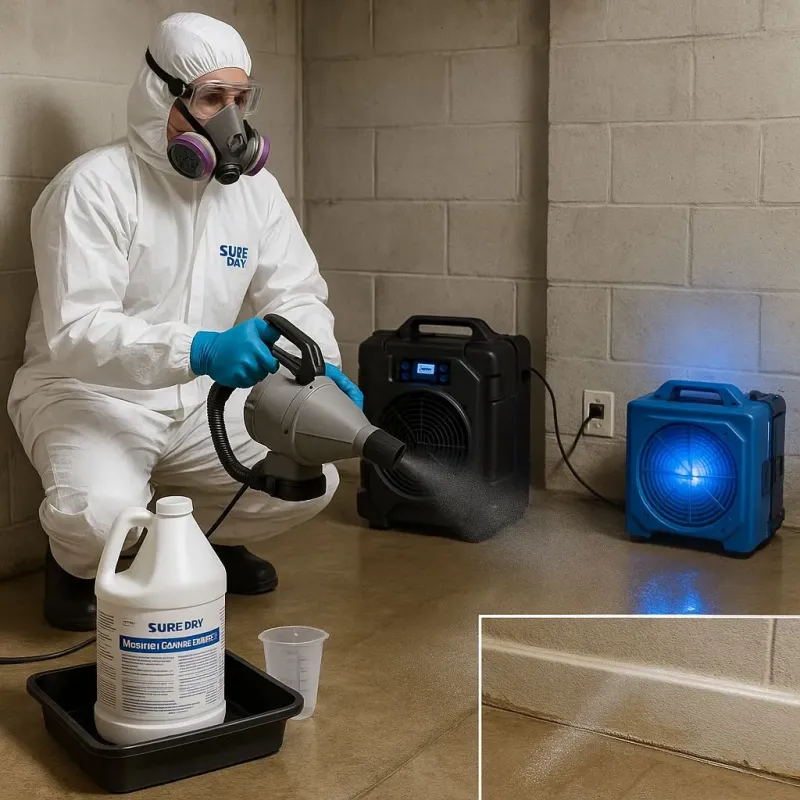 Sanitization and Odor Removal process in Pleasant Ridge, MI